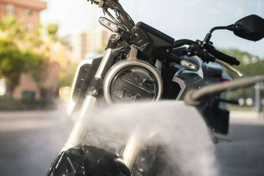 Moto com design retrô
